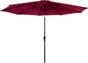 Parasol droit HAPUNA rond 3,30m de diamètre fuchsia Voir les images du produit 1