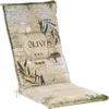 Go-De Hochlehner-Auflage 120 cm x 50 cm x 7 cm, grün beige Produktbild-Vorschau 6