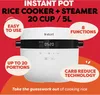 INSTANT POT Reiskocher 8-in-1 Dampfgarer 5L Schongaren Produktbild-Vorschau 3