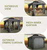 YITAHOME Pavillon 3x3 m, Winterfest Gazebo, Festem Dach, Produktbild-Vorschau 6