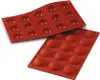 Silikomart Muffinbackform Halbkugel 15er Ø4cm H 2cm Produktbild-Vorschau 3