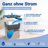 Diagram showing how a moisture absorber works, with text explaining the process and product features. Náhled obrázku produktu