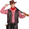 Cowboy Herren Weste braun Wilder Westen Karneval Fasching Produktbild-Vorschau 5