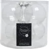 Weihnachtskugeln Glas 8cm 6 Stück - Klar transparent Produktbild-Vorschau 2