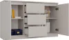 Cassettiera ampia con cassetti e ante ELBE - cashmere Anteprima dell’immagine prodotto 14