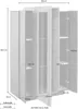 Standvitrine >Corona< (BxHxT: 80x120,5x38 cm) in Produktbild-Vorschau 4
