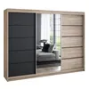Schwebetürenschrank 200 cm, 3-türig, mit Spiegel & 4 Produktbild-Vorschau 2