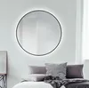 Badspiegel mit Beleuchtung Talos Black Orors Light Ø 120 cm Produktbild-Vorschau 1