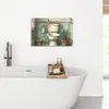 MuchoWow® - Leinwandbilder - Vintage - Toilette - Produktbild-Vorschau 4