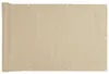 vidaXL Pare-vue pour balcon Toile Oxford 75x400 cm Beige Voir les images du produit 1