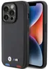 Etui BMW kožené razítko Tricolor Do Iphone 15 Pro - Czarne Náhled obrázku produktu 11