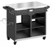 Grillwagen 5-Etagen Grilltisch mit Edelstahl Arbeitsfläche Produktbild-Vorschau 1