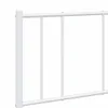 Bettgestell mit Kopfteil Metall Weiß 135x190 cm , Produktbild-Vorschau 8