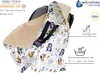 Kuscheldecke für babys, Einschlagdecke, Baumwolle, 85x85, Produktbild-Vorschau 2