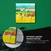 Coloray Uhr auf Leinwand 30x30 cm Wand Uhr Dekoration Produktbild-Vorschau 5