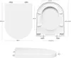 Sedile per WC - Sedile per WC - Forma a D - Chiusura Anteprima dell’immagine prodotto 6