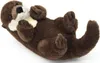 Kuscheltier Otter braun 23 cm Plüschotter gerollt Produktbild-Vorschau 1