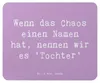 Mr. & Mrs. Panda Mousepad Spruch Chaos Tochter - Produktbild-Vorschau 1