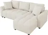 Merax 3-Sitzer Sofa, L-förmiges Ecksofa mit Chaiselongue, Produktbild-Vorschau 9