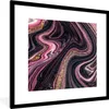 MuchoWow® Gerahmtes Poster Marmoroptik - Rosa - Lila - Gold Produktbild-Vorschau 1