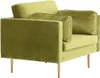 Boom fauteuil velours groen. Productafbeelding-voorbeeld 15