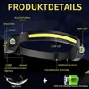 Stirnlampe LED Wiederaufladbar 2 Stück Headlamp 260 Grad Produktbild-Vorschau 7