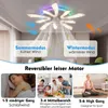 70W V-form LED Deckenleuchte mit RGB Backlight, Leise Produktbild-Vorschau 6