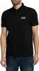 EA7 Logo-Polo-Shirt, Schwarz M Produktbild-Vorschau 3