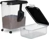 Set da 2 contenitori per alimenti per cani Relaxdays, 10 L Anteprima dell’immagine prodotto 1