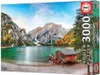 EDUCA Puzzle Pragser Wildsee im Herbst, Italien 3000 Teile Produktbild-Vorschau 7
