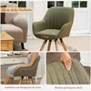 Meubles Cosy 2er-Set bequeme Esszimmerstühle aus grünem Produktbild-Vorschau 4