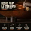 Pebetero de leña Feet & Handle 100 cm acero corten MOODZ Vista previa de la imagen del producto 6