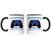 Geburtstagskind Level 22 Freigeschaltet Tasse Schwarz Happy Produktbild-Vorschau 3