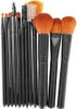Make-up Pinsel 12 Stück schwarz - Set Produktbild-Vorschau 9