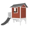 AXI Spielhaus Beach Lodge XL in Rot mit Rutsche in Grau | Produktbild-Vorschau 6