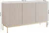 Selsey Linearis - Sideboard mit 3 Türen und LED, Produktbild-Vorschau 5