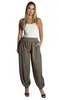297 Mississhop Damen leichte einfarbige Hose Sommerhose Produktbild-Vorschau 2