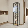 Garderobenständer 40*30*180cm Freistehende Kleiderständer Produktbild-Vorschau 7