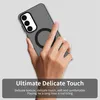 A hand holding a phone case with text overlay. Produktbild-Vorschau