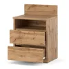 A wooden nightstand with two drawers and an open shelf. Náhled obrázku produktu