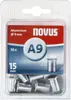 NOVUS Nietmutter M 6 X 15 ALU 10ST Produktbild-Vorschau 1