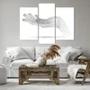 Bild auf Leinwand - Leinwandbild - 3 Teile - Hand Grafik Produktbild-Vorschau 6