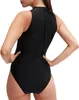 Speedo ECO+ Hydrasuit Badeanzug Damen, Farbe:Schwarz, Produktbild-Vorschau 4