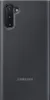 The back of a black Samsung Galaxy Note 10 phone case with a textured finish and the Samsung logo. Produktbild-Vorschau