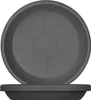 BigDean 3x Blumentopf Untersetzer Ø 49 cm Farbe Anthrazit Produktbild-Vorschau 1