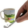 Tasse à café motif terrain de golf, avec stylo Dimensions Voir les images du produit 16