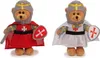 Teddybär Ritter 22 cm stehend rot Plüschtier Produktbild-Vorschau 4