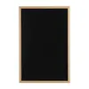 A black chalkboard with a wooden frame, presented against a white background. Produktbild-Vorschau