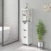 Armoire de salle de bain HOMCOM avec 2 compartiments Voir les images du produit 8