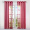 Gardinen Vorhänge Voile Gardine Transparent Dekoschal Uni Produktbild-Vorschau 1